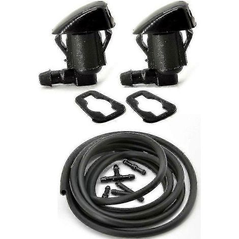 2er-Pack Scheibenwaschdüsen für Jeep Grand Cherokee 2005-2016, Chevy Malibu 2005-2013, Pontiac G6 2005-2010 - Waschdüse und Schlauch inklusive. (1/3)