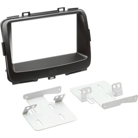 Kit Facade autoradio 2DIN compatible avec Kia Carens ap13 Noir