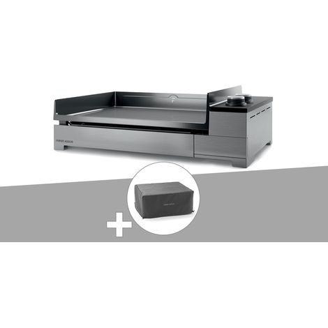 Plancha électrique Premium 60 inox avec housse - Forge Adour