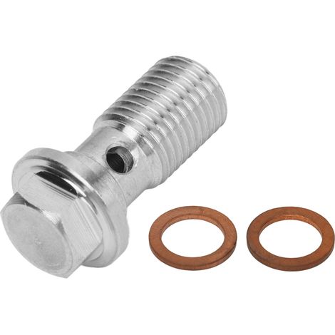 Vis banjo M11 x 1,25 (23 mm) en métal massif, haute capacité de charge, pour systèmes d'alimentation en carburant (1/5)