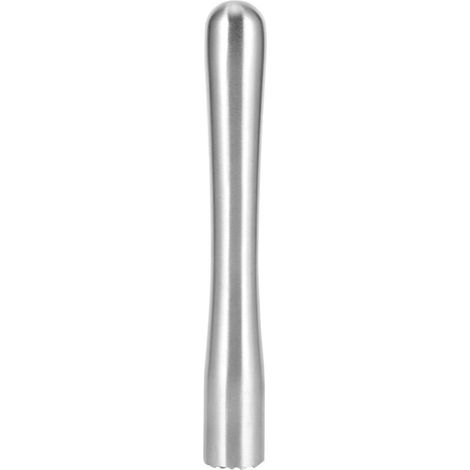Barre de broyage de glace durable en acier inoxydable avec tête concave-convexe pour mélanger les cocktails, accessoires de barre d'outils (22,5 cm) (1/5)