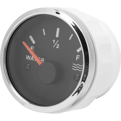 Jauge de niveau d'eau indicateur réservoir d'eau bateau acier inoxydable 52 mm (1/5)