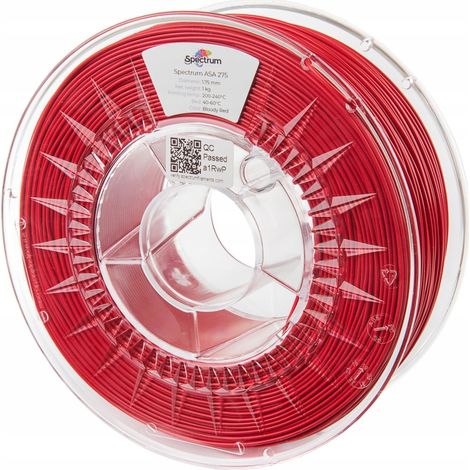 Filamento impresora 3D fila asa 275 resistente UV impermeable (1/3)