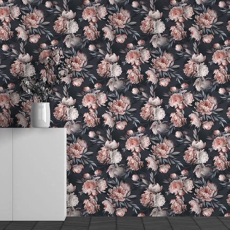Papier peint panoramique - Motif Fleurs - 130 cm x 81 cm (1/3)