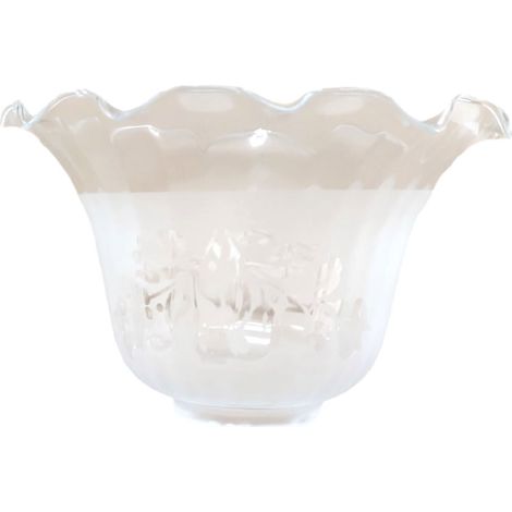 GRANADA paralume in vetro opaco 10x17cm bocca di 5cm (1/3)