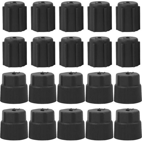 Lot de 20 bouchons pour ports de charge de systèmes de climatisation R134a (1/5)