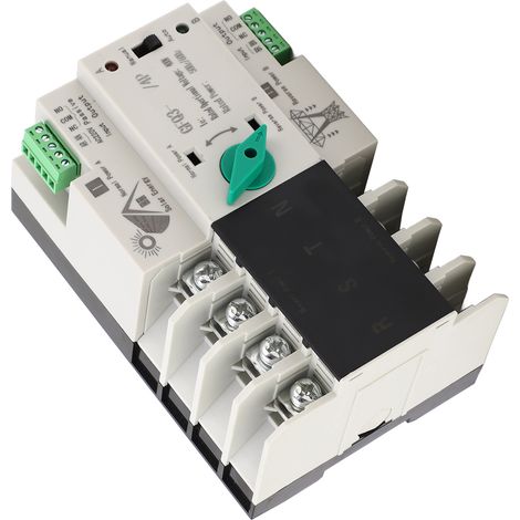 AC400V 4P 100A Automatischer elektronischer Zweiquellenschalter, 50-60Hz, Leistungsschalter für Fabriken und Einkaufszentren