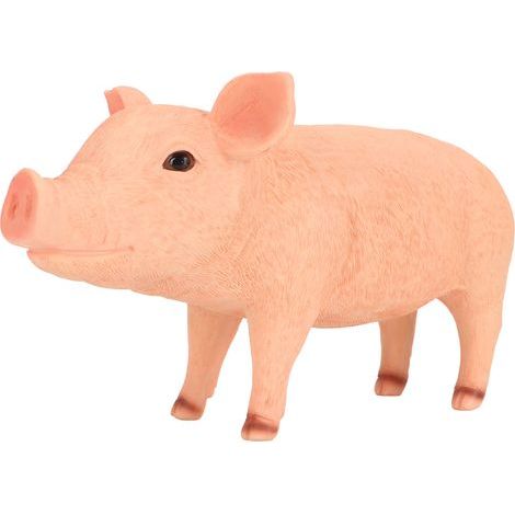 Statue de cochon mignonne et réaliste, résistante aux intempéries, en résine Durable, Figurine de bébé cochon Stable pour jardin, Patio et arrière-cour (1/5)
