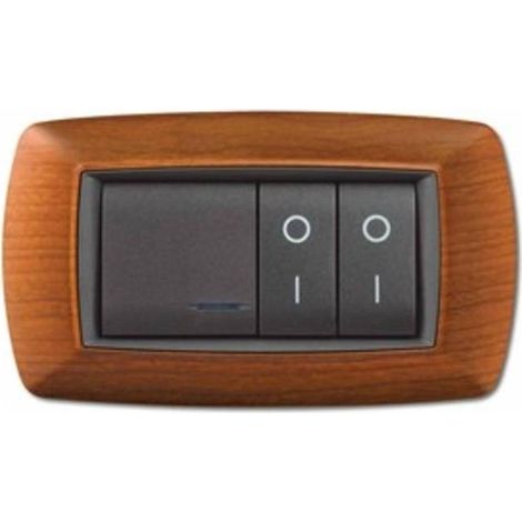 PLACCA LIFE LIVING PLAST LEGNO CHIARO 4P
