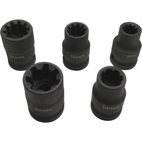 Volkswagen Audi Porsche etrier de frein VAG 7 flower 10 flower socket set manchon special 5 pieces set ZK-056 (1/5)