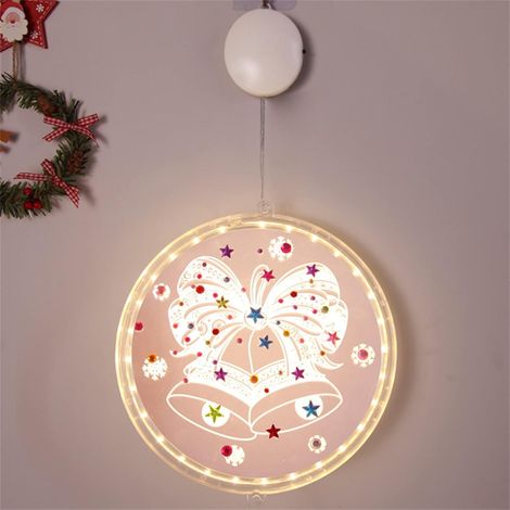Lumières de nuit de Noël pour les enfants, bricolage diamant cadeau de décoration de Noël (style 3) (1/5)