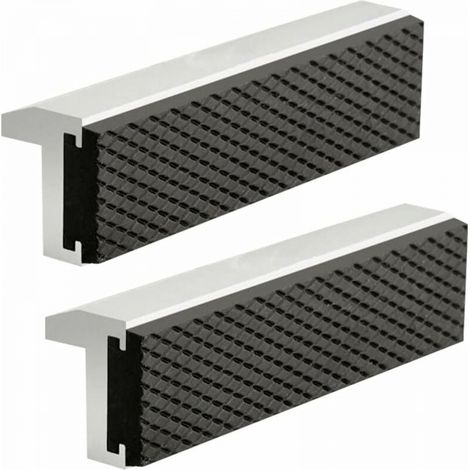 2 Mâchoires Protection Étau Aluminium Aimants (1/5)