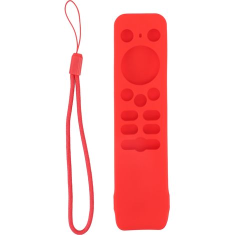 Étui de protection en silicone souple pour télécommande Realme TV Stick, anti-chute, couleur rouge (1/5)