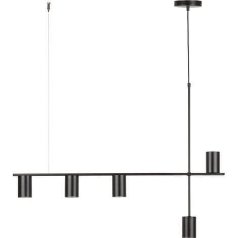 Lampada a sospensione nera moderna Vendo 5 GU10 Sigma (1/3)