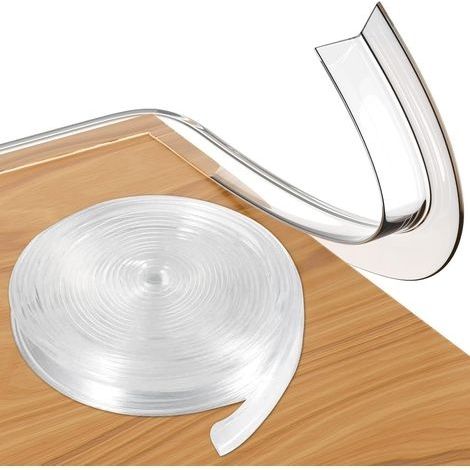 Coins de table à l'épreuve des bébés, sécurité bébé, 3 m - bandes de protection pour meubles souples, coussinets de bord de bureau (1/5)