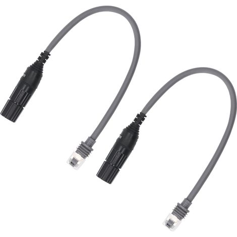 Adaptateur SPX mâle vers RJ45 femelle, connecteur pour rallonge de câble satellite rectangulaire V3 Gen 3, lot de 2 (1/5)