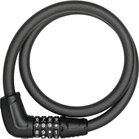 Câble de sécurité - ABUS - Steel-O-Flex Tresorflex - 85 cm - Noir - Flexibilité élevée