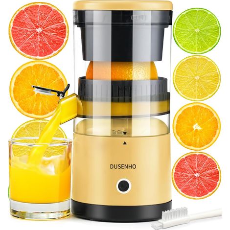 Presse Agrume Electrique Extracteur Presse Orange Electrique Jus USB Charge pour Citron, Orange 45 W Portable