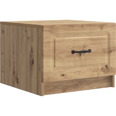 vidaXL Tavolino da salotto Rovere Artigianale 49 x 50 x 37 cm