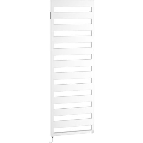 Kermi Casteo-E radiatore di design elettrico, 800 Watt, regolazione fks bianco, 1533x600 mm (AxL), bianco, versione destra CTE101500602JXK