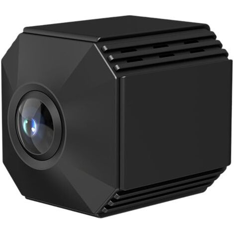 BUNTHAUS Caméra WiFi intelligente, caméra de sécurité domestique ultra grand angle 140°, 3,5 x 3,5 x 4 cm, surveillance mobile HD sans fil (1/5)