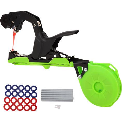 Machine attachage plantes légère – Pistolet tapener rapide agriculteurs vigne avec 20 rouleaux ruban 50 rangées agrafes (1/5)