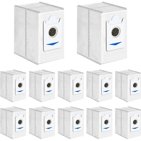 12 sacchetti per Ecovacs DEEBOT T30 Pro Omni, accessori per aspirapolvere robot T30 Omni, sacchetti di ricambio per la polvere di grande capacità da 3,4 litri (1/4)