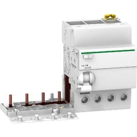 Bloque Vigi ACTI 9 4P 63A 30mA tipo A-SI, 400V AC, IP20, 91mm altura