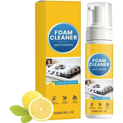 1 x Nettoyant enzymatique en mousse, nettoyant pour tapis et moquette, nettoyant pour matelas, dégraissant puissant pour intérieur auto, salle de bain et canapé (1/5)