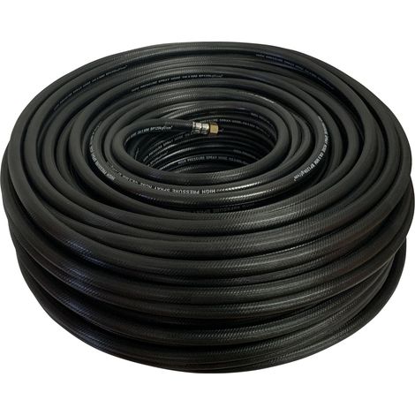 Bricoferr Manguera negra para pulverizador de 8,5 mm - 100 metros