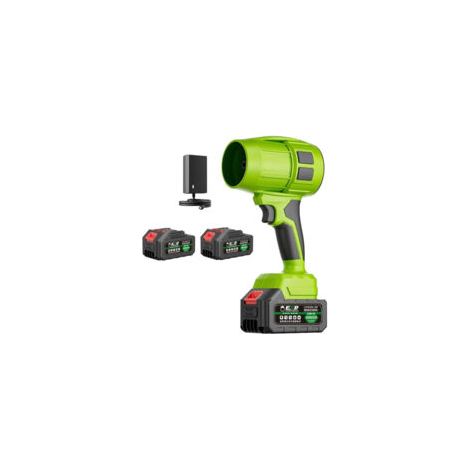 Souffleur à batterie 21V avec 2 batteries 10000mAh – Technologie réacteur d’avion – Poids ultra léger 750g – Nettoyage voiture et jardin (1/5)