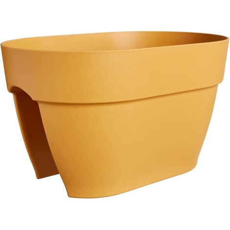 ELHO VASO VIBIA CAMPANA FLOWER BRIDGE 40CM HONEY YELLOW