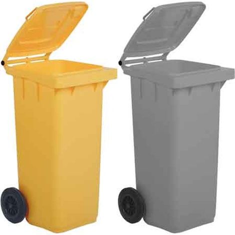 BIDONE PER LA RACCOLTA DIFFERENZIATA 120 lt - Colore blu