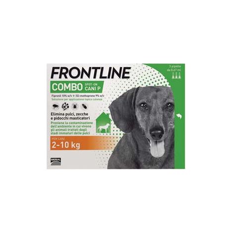 FRONTLINE COMBO PER CANI PICCOLI  in confezione da 3 pipette    FRONTLINE