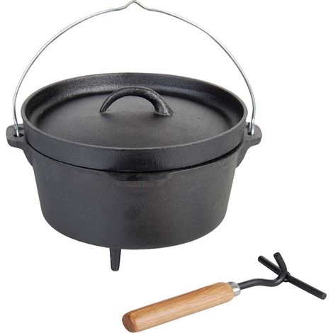 Esschert Design Schmortopf 3,7 L Schwarz FF117 (1/5)
