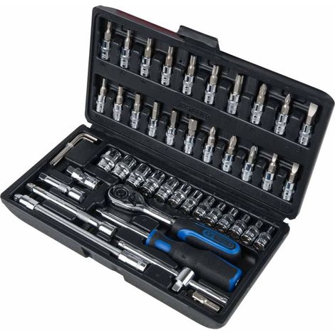 KS TOOLS 1/4" CHROMEplus Juego de llaves de vaso 48 pzs. - 918.0648 (1/2)
