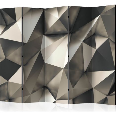 Paravent 5 Volets "Cosmic Silver" 172x225cm (1/2)