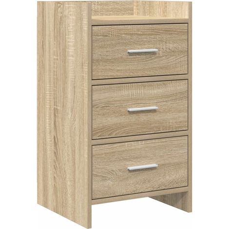Bedside Tables Sonoma Oak 40 x 36 x 70 cm Engineered Wood vidaXL (1/5)