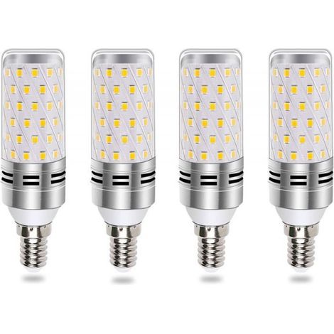 Ampoule LED E14 - - 16W - Blanc Froid 6000K - Équivalent 100W - Lot de 4 (1/3)