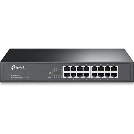 Switch TP-Link TL-SF1016DS No administrado Fast Ethernet (10/100) 1U Negro (1/4)