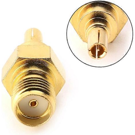 CRC9-Stecker auf SMA-Buchse HF-Steckverbinder Koaxial-Konverter-Adapter gerade (1/5)