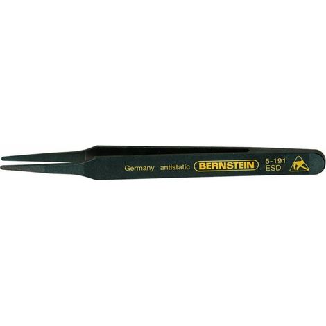 BERNSTEIN 5-191 PINCE EN PLASTIQUE CONDUCTRICE À BOUT ROND 120 MM (1/2)
