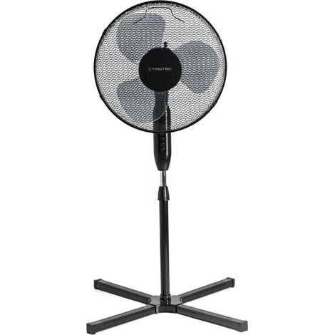 TROTEC Ventilador de pie TVE 17 S 40 vatios de potencia, 3 niveles de velocidad Altura de regulación continua