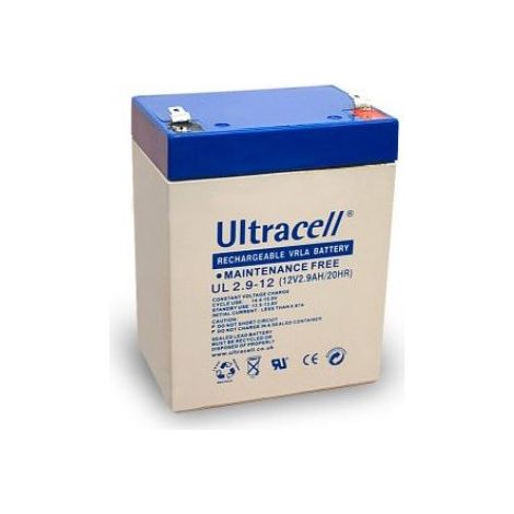 Batterie plomb étanche - Ultracell UL2.9-12 - 12v 2.9ah