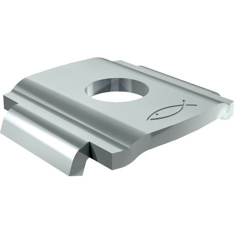 fischer Halteklaue HK 31 Verbindungselement 10,5 DuoPower 10x80 für Schienenmontage galvanisch verzinkt (1/4)