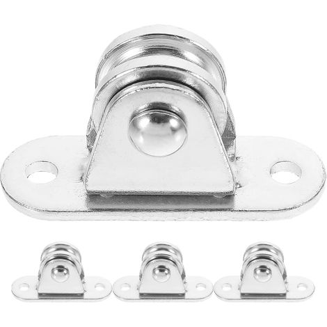 Unomor Lot de 4 poulies de levage pour rideaux et stores (1/5)