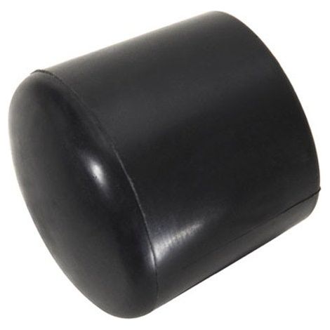 Virole extérieure ronde en plastique noir 22 mm. Sac 200 Unités