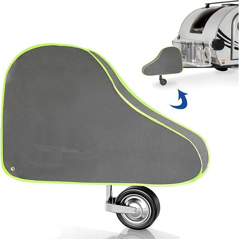 Attelage Housse Universel Remorque Caravane, Housse pour Attelage De Remorque Étanche, Housse Universelle pour Attelage De Remorque avec Sangles, Couverture D'attelage pour Caravane Camping-Car (1/5)