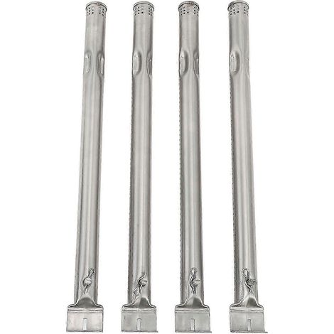 Ensemble de 4 tubes de brûleur pour barbecue à gaz, en acier inoxydable, tubes de brûleur universels haute résistance, qualité supérieure. (1/4)