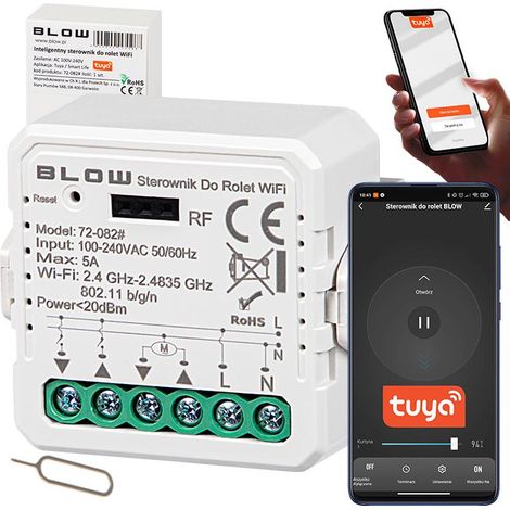 Blow Controlador Inteligente WiFi blanco 40x40x18 mm